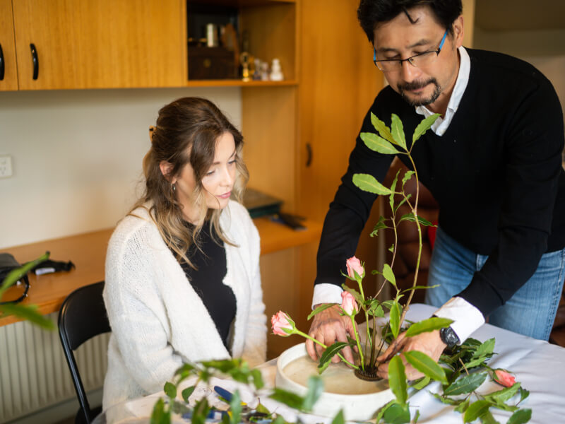Japanese flower arranging